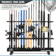 Savior Equipment Aluminum Fishing Rod Rack