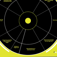 EZ Aim Pull-N-Shoot Splash Reactive Paper Shooting Targets, Handgun Trainer, 8-Targets Per Roll EZ Aim Pull-N-Shoot Splash Reactive Paper Shooting Targets, Handgun Trainer, 8-Targets Per Roll