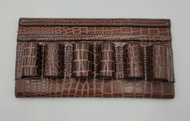 12 Gauge Shotgun Shell Belt Pouch Crocodile Print