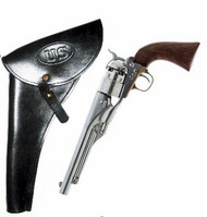 U.S. Civil War Percussion Revolver Leather Holster, Left Hand