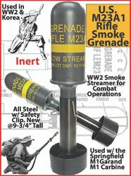 M23A1 Rifle Smoke Grenade INERT