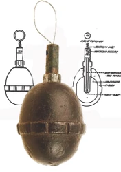 German WW1 EIER Grenade