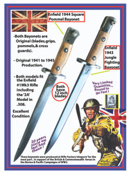 Original British/Indian 1943 Jungle Fighting Bayonet