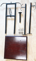 Medieval 'Black Douglas' Suit of Armor w/ Armature & Wood Base