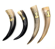 Viking Buffalo Drinking Horn with Stand