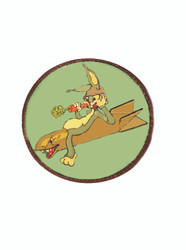 WWII Bugs on Bomb Leather Patch For Flight Jacket