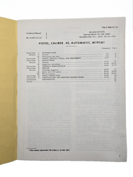 TM 9-1005-211-34 Maintenance Manual M1911A1