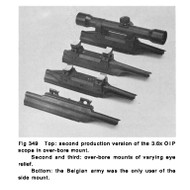 FN FAL Belgian Army Side Scope Mount Original