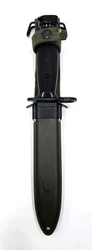 Late Production M7 Sawback AR15 & M16 Bayonet with M8A1 Scabbard