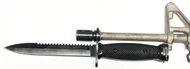 Late Production M7 Sawback AR15 & M16 Bayonet with M8A1 Scabbard