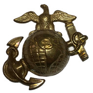 Pre WW1 USMC Bronze Emblem Badge   