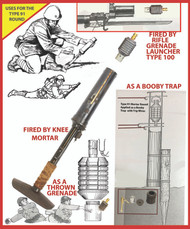 Japanese WW2 Type 91 Mortar Round 