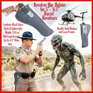 Revolver Holster for 5-6.5" Barreled, Medium & Large Frame Pistol 