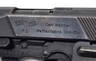 Carl Walther P5  9mm Pistol Serial 050112D