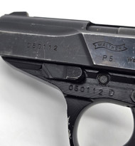 Carl Walther P5  9mm Pistol Serial 050112D