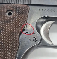 Star Bonifacio Echeverria SA Model BS South African Stamped 9mm Pistol Serial 1166603 CRACKED FRAME