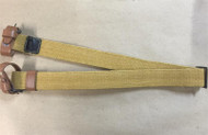 Mosin Nagant 91 Web Sling with leather loop, Late Manufacturer Mosin Nagant 91 Web Sling with leather loop, Late Manufacturer
