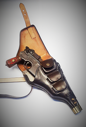 Bergmann Bayard Danish Black Holster with  Buckle Bergmann Bayard Danish Black Holster with  Buckle