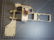 Articulated Machine Gun Cradle / Mount