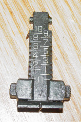 SKS Rear Sight Leaf with Slide
