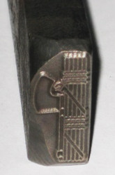 WW2 Italian Fascist Metal Hand Stamp