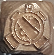 U.S. Crossed Cannon Metal Hand Stamp