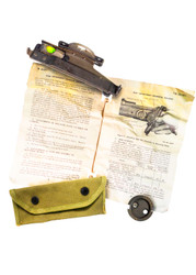 M1 Garand, Springfield & M1 Carbine Grenade Launcher Sight with Pouch & Instructions