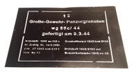Panzergrenaten Stencil