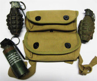 Double Grenade Pouch, U.S. WW2