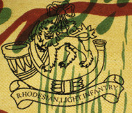 Rhodesian Rifle Bag Lined, with Rhodesian Light Infantry Cartouche
