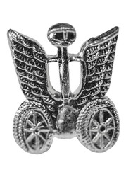 Russian Motorized Troops Emblem, Silver - 10 piece pack
