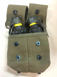 Convertible Pouch with 2 Mk2 Pineapple Grenades (Inert) Convertible Pouch with 2 Mk2 Pineapple Grenades (Inert)
