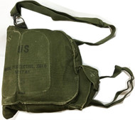 Gas Mask Canvas Bag with Straps, US GI