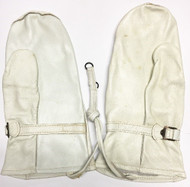 Swedish Military Leather Mitten Shells, Original