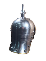 1889 Pickelhaube Steel w/Saxon regimental badge