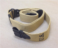 Thompson 1928, M1 & M1A1 WWII Khaki Sling Black Hardware