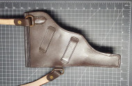 Bergmann Bayard WW1 Brown Holster with  Fastening Studs Bergmann Bayard WW1 Brown Holster with  Fastening Studs