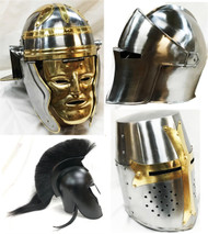 Set of 4 Historic Helmets