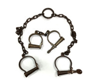Victorian Style Set of Handcuffs with Irons