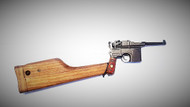 C96 Broomhandle Mauser Stock Holster Rig Assembly C96 Broomhandle Mauser Stock Holster Rig Assembly