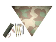 Zeltbahn And Pole Stake Set, Green