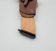 Browning Hi Power Wood Board Stock & Leather Set