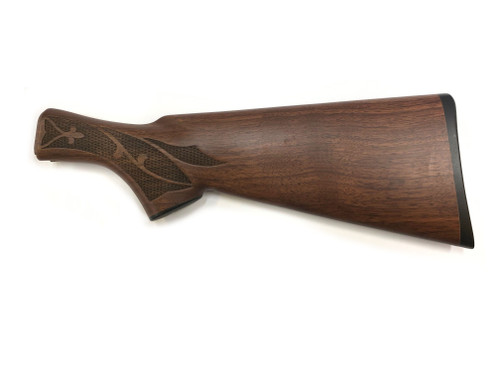 Remington 1100 20 Gauge Buttstock fleur-de-lis checkering partial buttplate