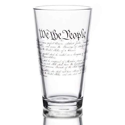 We The People 360 Wrap Pint Glass We The People 360 Wrap Pint Glass