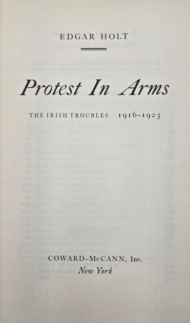 Protest in Arms, The Irish Troubles 1916-1923