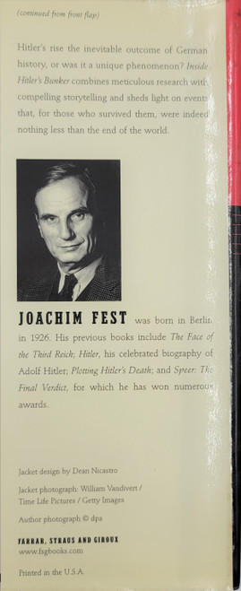 Inside Hitler's Bunker, the Last Days of the Third Reich