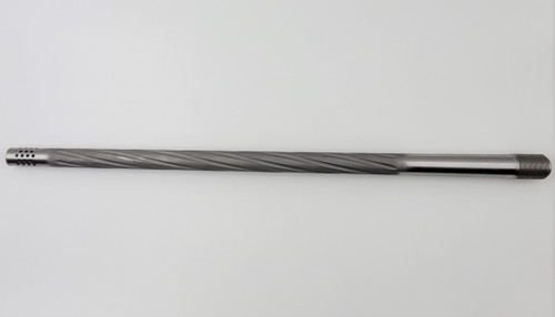 Barrel Blank 24", SS, 20 GA, SAVAGE, HELICAL FLUTE, MUZZLE BREAK, RIFLED