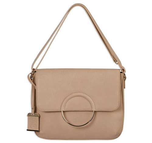 Concealed Carry Cross Body Convertible Style Purse with Holster, Blush Concealed Carry Cross Body Convertible Style Purse with Holster, Blush