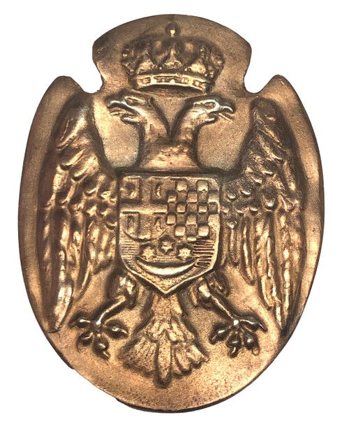 Serbian Helmet Badge