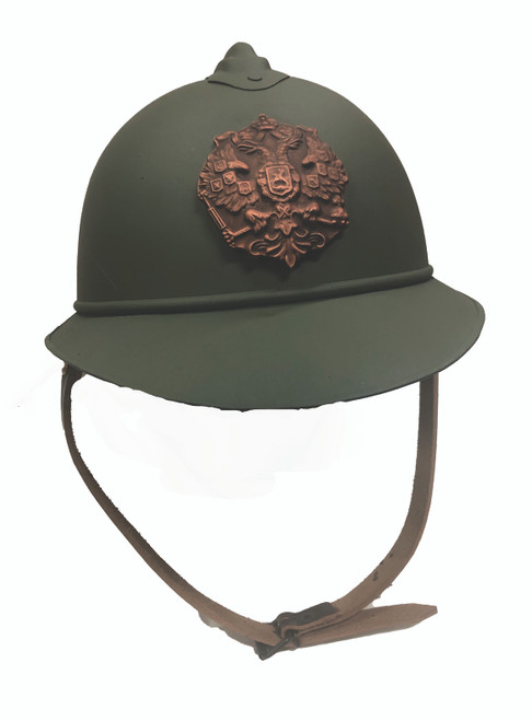 Russian WW1 Helmet with Emblem Russian WW1 Helmet with Emblem